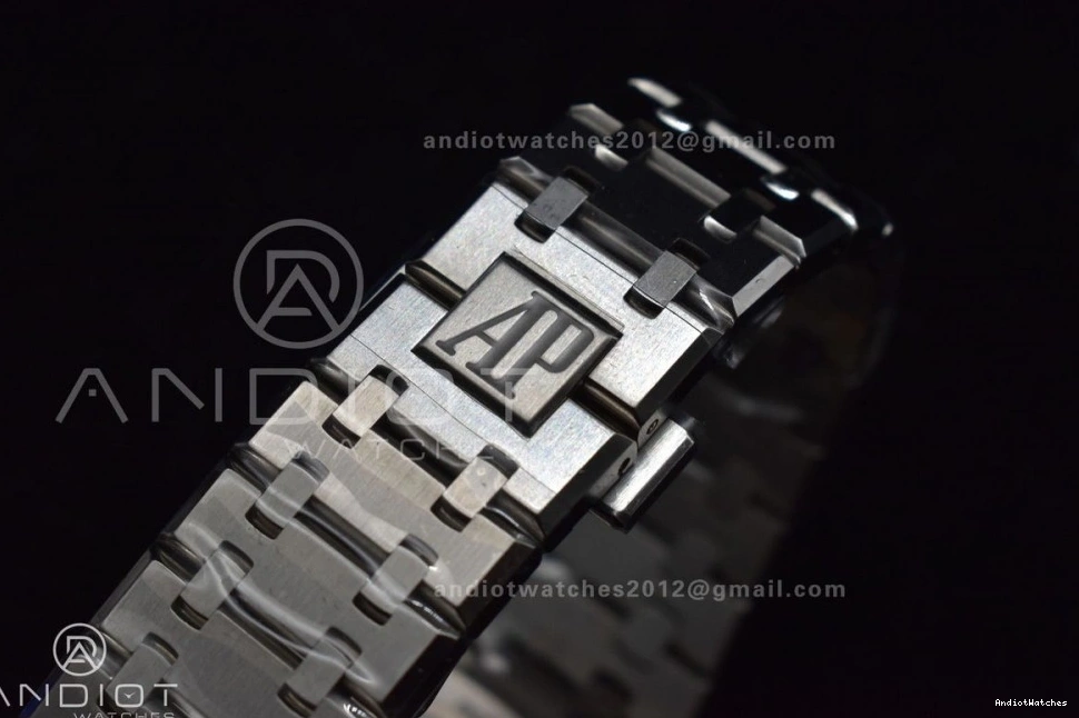 Royal on Bracelet SS Super SS Clone 15500 1:1 Oak APSF Blue Textured 41mm 445 Best Lightweight Dial A4302 Edition 1011